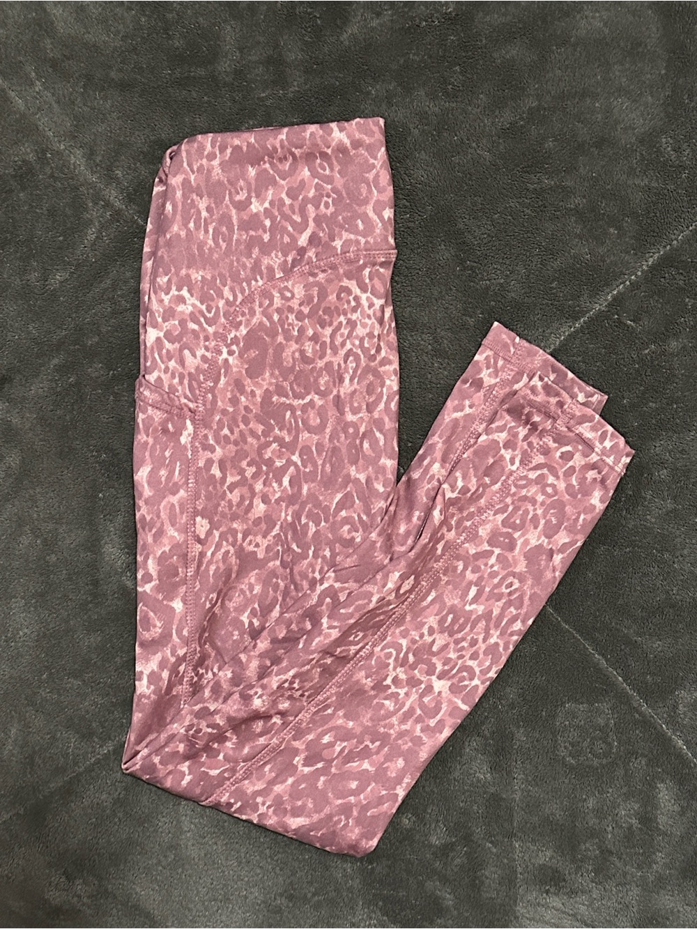 Danskin Mauve Pink Leopard Print Leggings